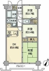 セザール第三赤塚公園の物件間取画像